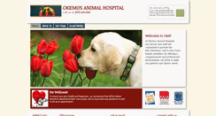 Desktop Screenshot of okemosanimal.com